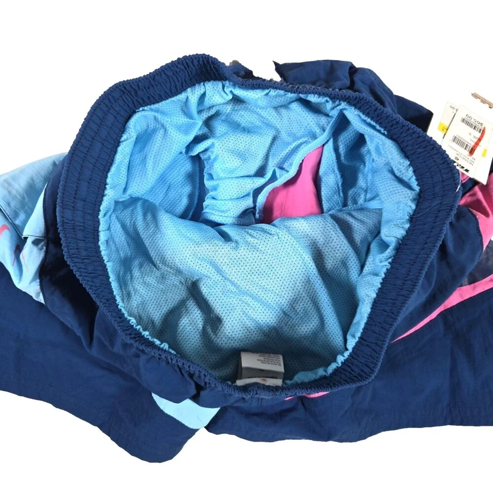 Nike Swim Trunks Men's Small Shorts Volley Blue Aqua New